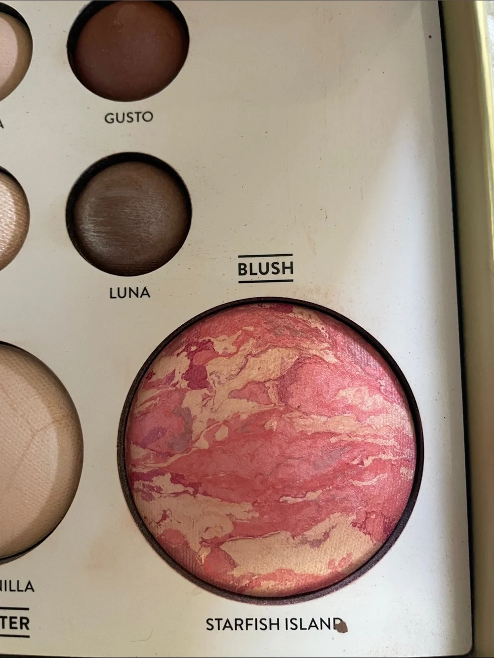 Mineral make up eyeshadow bronzer highlighter blush